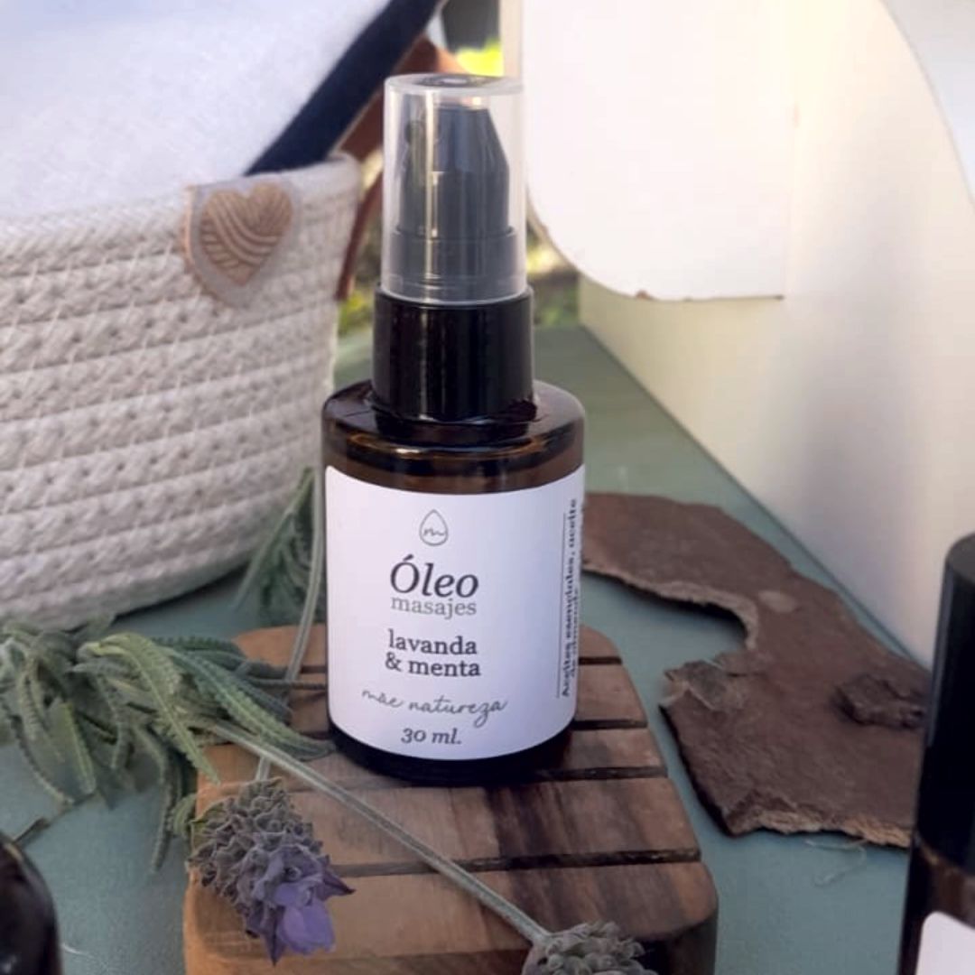 Óleo para masajes de Lavanda & Menta 30 ml. - Imagen 2