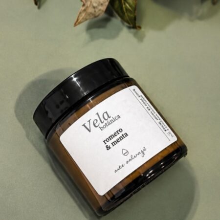 Velas botánicas de cera de soja